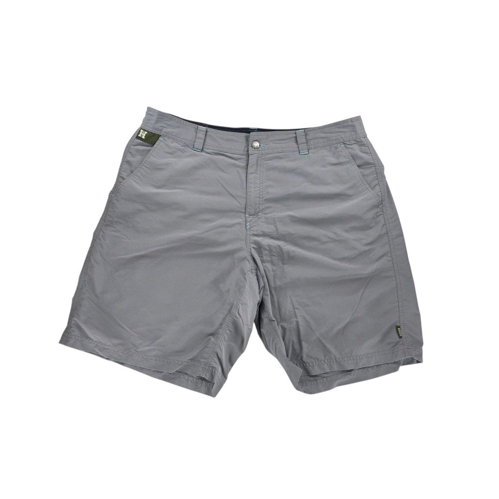Howler Brothers Horizon Hybrid Shorts Mens 38 Grey Nylon Ripstop Fishing Hiking